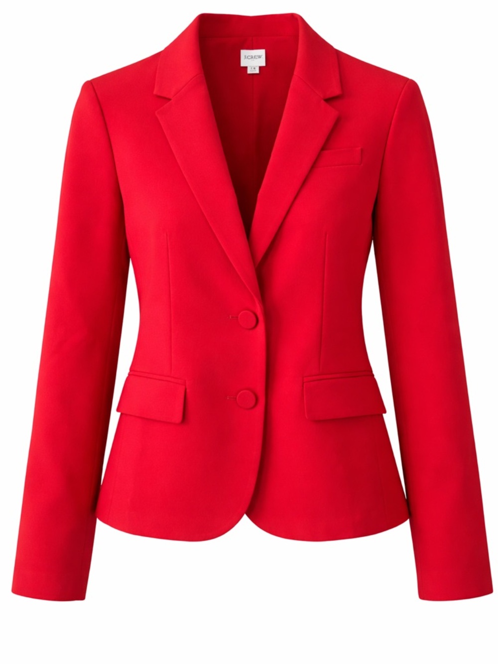 J. Crew Women's Red Tailored Two-Button Blazer-NWT